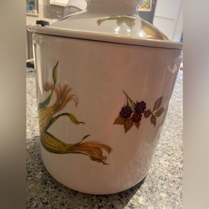 Royal Worcester Porcelain Canister